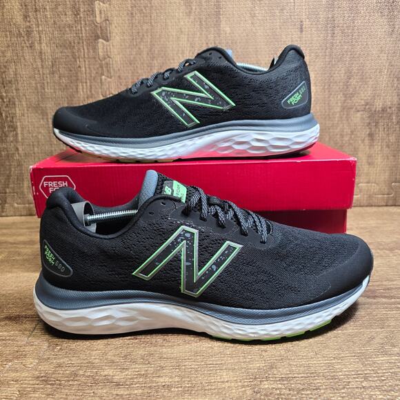 Copied - Mens New Balance Fresh Foam 680v7 Black Size 12 D Medium Running Shoes - Picture 1 of 16